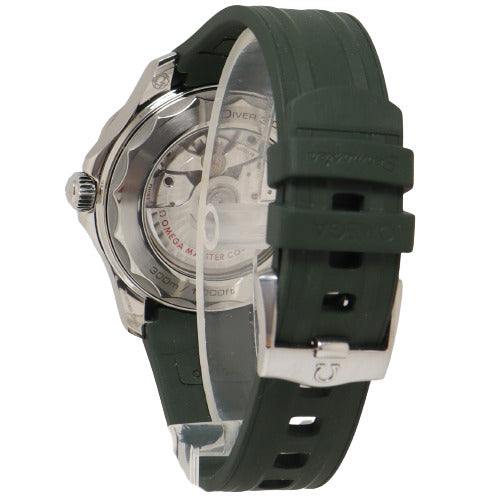 Omega Mens Seamaster Stainless Steel 42mm Green Wave Dot Dial Watch Reference# 210.32.42.20.10.001 - Happy Jewelers Fine Jewelry Lifetime Warranty