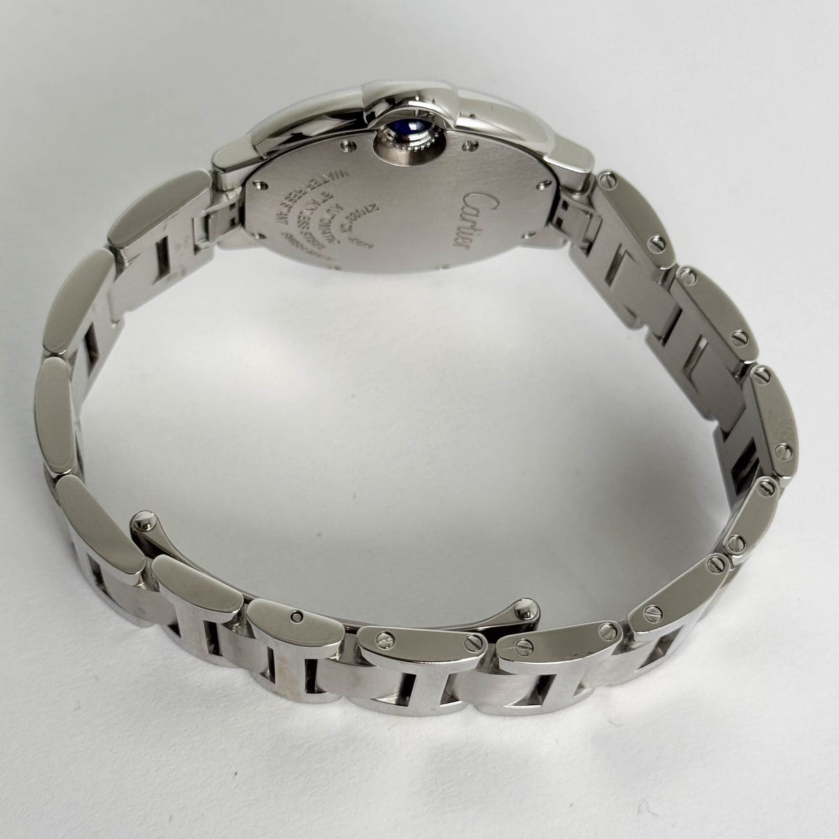 Cartier Ballon Bleu 33mm Blue Dial Watch Ref# WSBB0062
