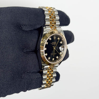 Rolex Datejust 41mm Black Dial Watch Ref# 126333 - Happy Jewelers Fine Jewelry Lifetime Warranty