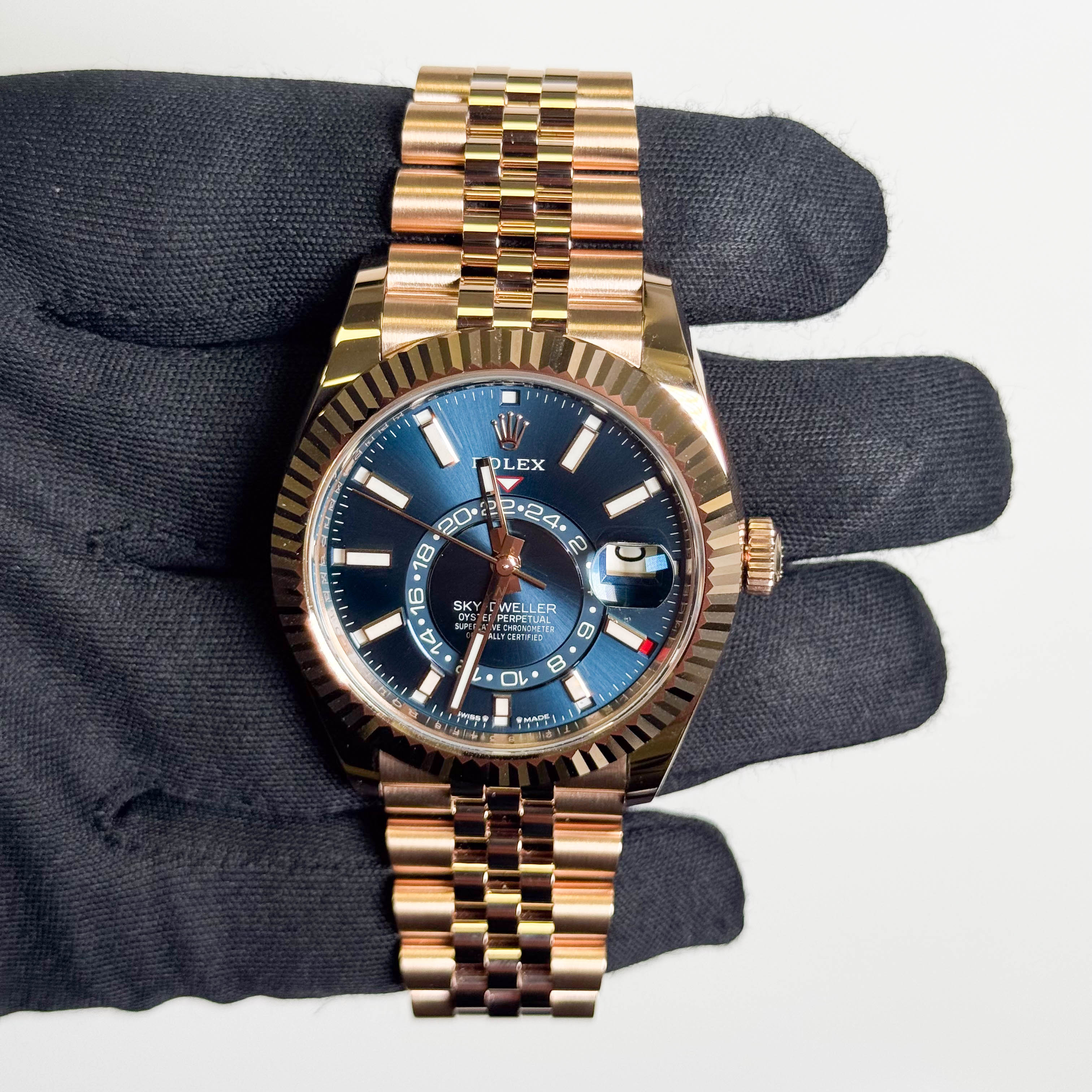 Rolex Sky-Dweller 42mm Blue Dial Watch Ref # 336935 - Happy Jewelers Fine Jewelry Lifetime Warranty