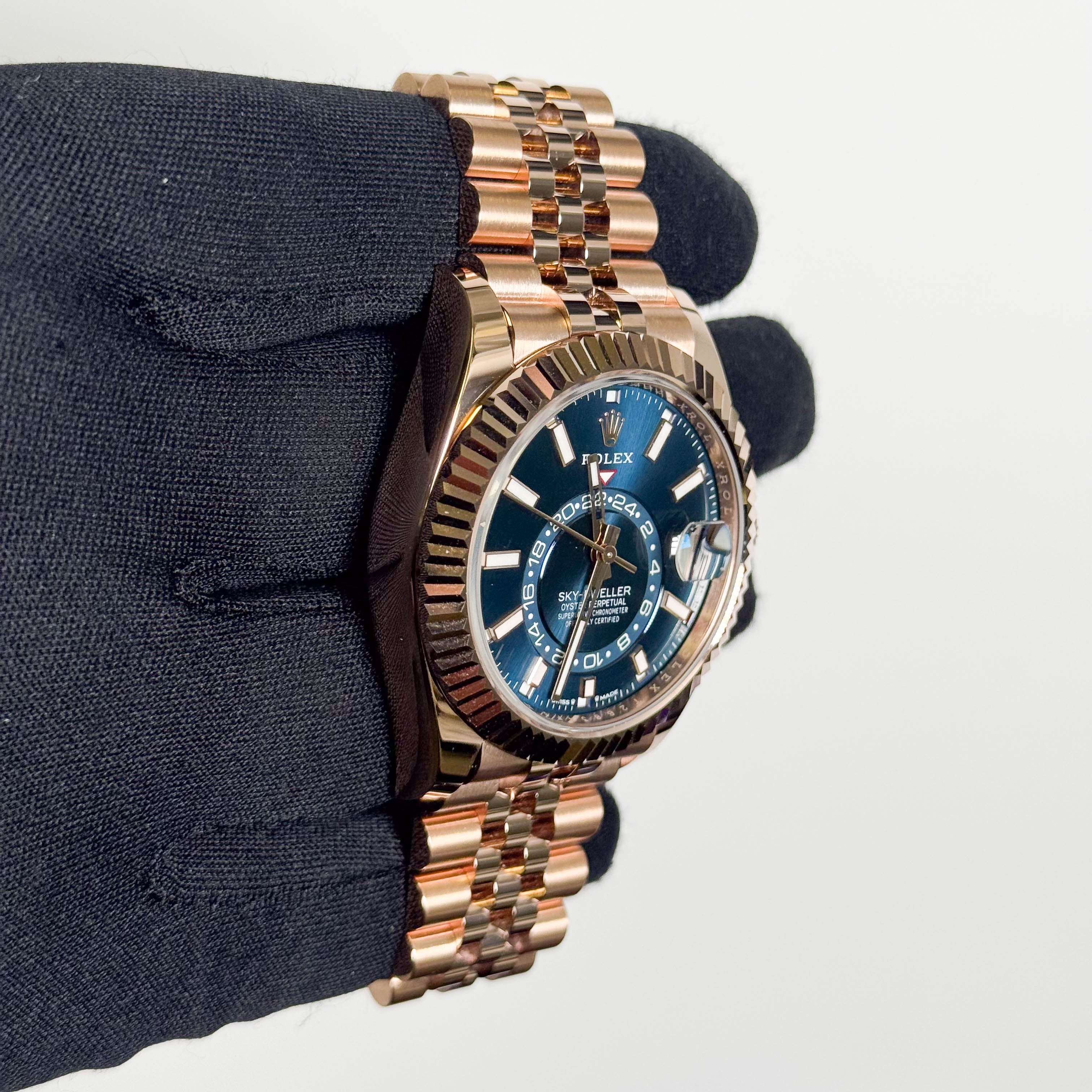 Rolex Sky-Dweller 42mm Blue Dial Watch Ref # 336935 - Happy Jewelers Fine Jewelry Lifetime Warranty