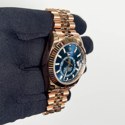 Rolex Sky-Dweller 42mm Blue Dial Watch Ref # 336935 - Happy Jewelers Fine Jewelry Lifetime Warranty