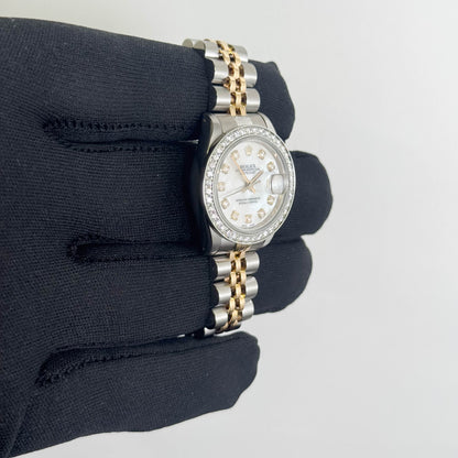Rolex Datejust 26mm MOP Dial Watch Ref# 69173 - Happy Jewelers Fine Jewelry Lifetime Warranty