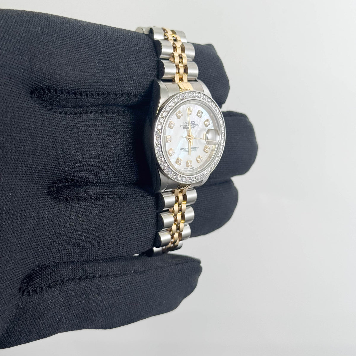 Rolex Datejust 26mm MOP Dial Watch Ref# 69173 - Happy Jewelers Fine Jewelry Lifetime Warranty