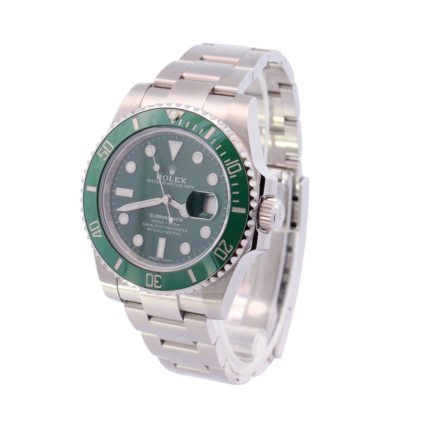 Rolex Submariner "Hulk" Stainless Steel 40mm Green Dot Dial Watch Reference #: 116610LV - Happy Jewelers Fine Jewelry Lifetime Warranty