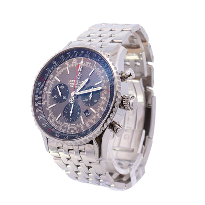 Breitling Navitimer 45mm Gray Chronograph Dial Watch Reference# AB03102A1F1P1 - Happy Jewelers Fine Jewelry Lifetime Warranty