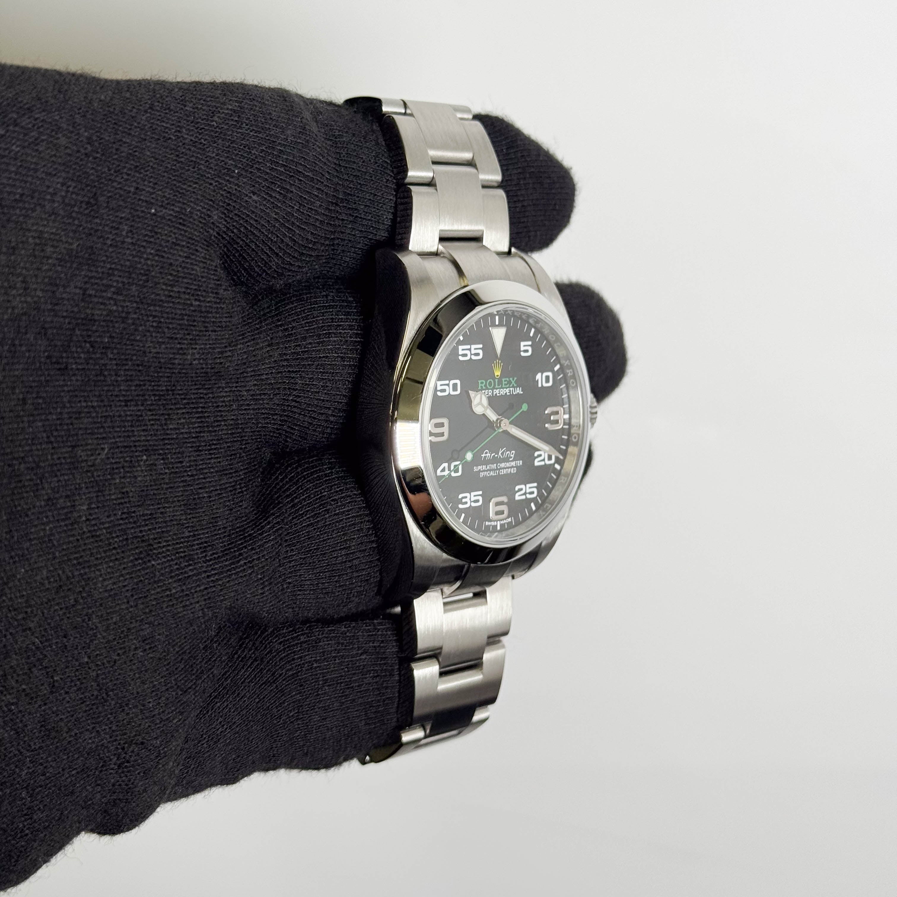 Rolex Air-King 40mm Black Dial Watch Ref# 116900