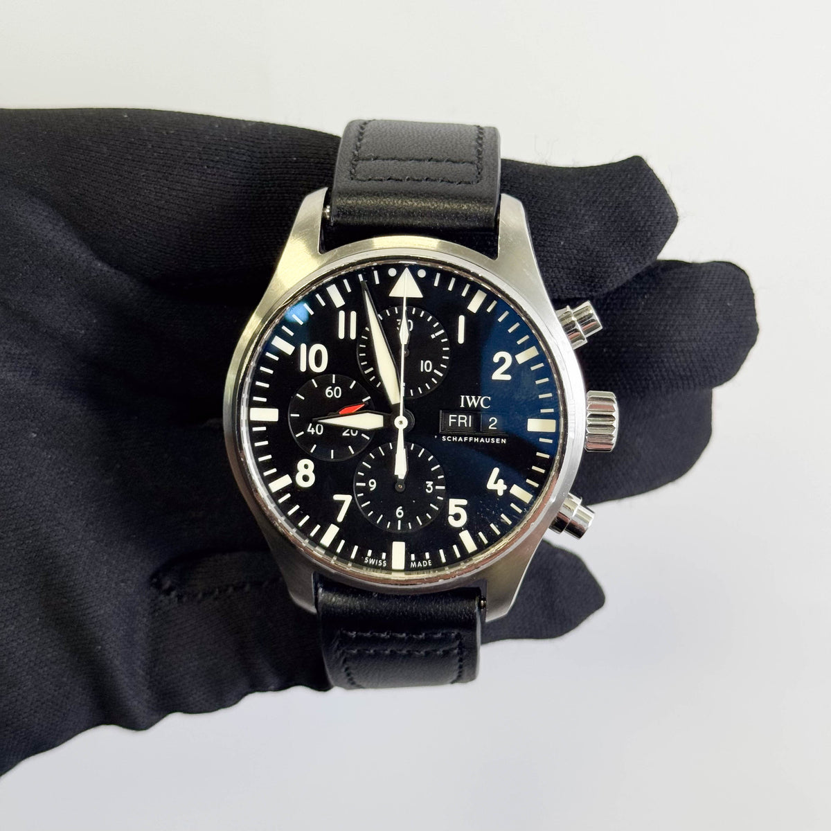 IWC Pilots 43mm Black Dial Watch Ref# IW377709