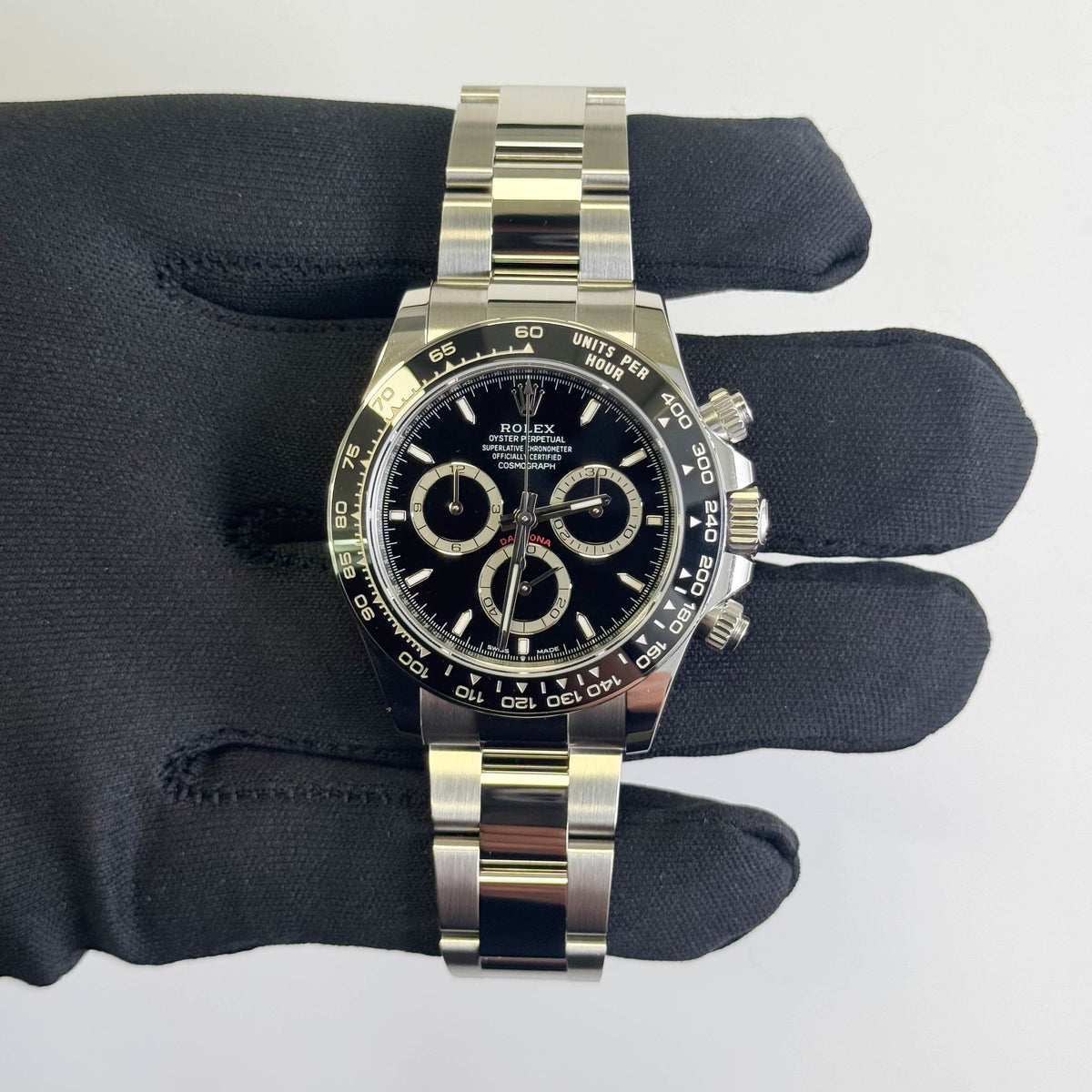 Rolex Daytona 40mm Black Dial Watch Ref# 126500LN - Happy Jewelers Fine Jewelry Lifetime Warranty