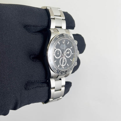 Rolex Daytona 40mm Black Dial Watch Ref# 126500LN - Happy Jewelers Fine Jewelry Lifetime Warranty
