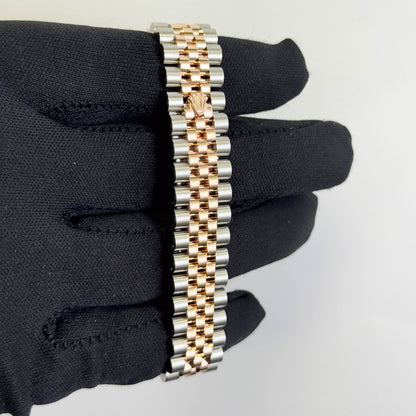 Rolex Datejust 31mm Silver Diamond Dial Watch Ref# 278271
