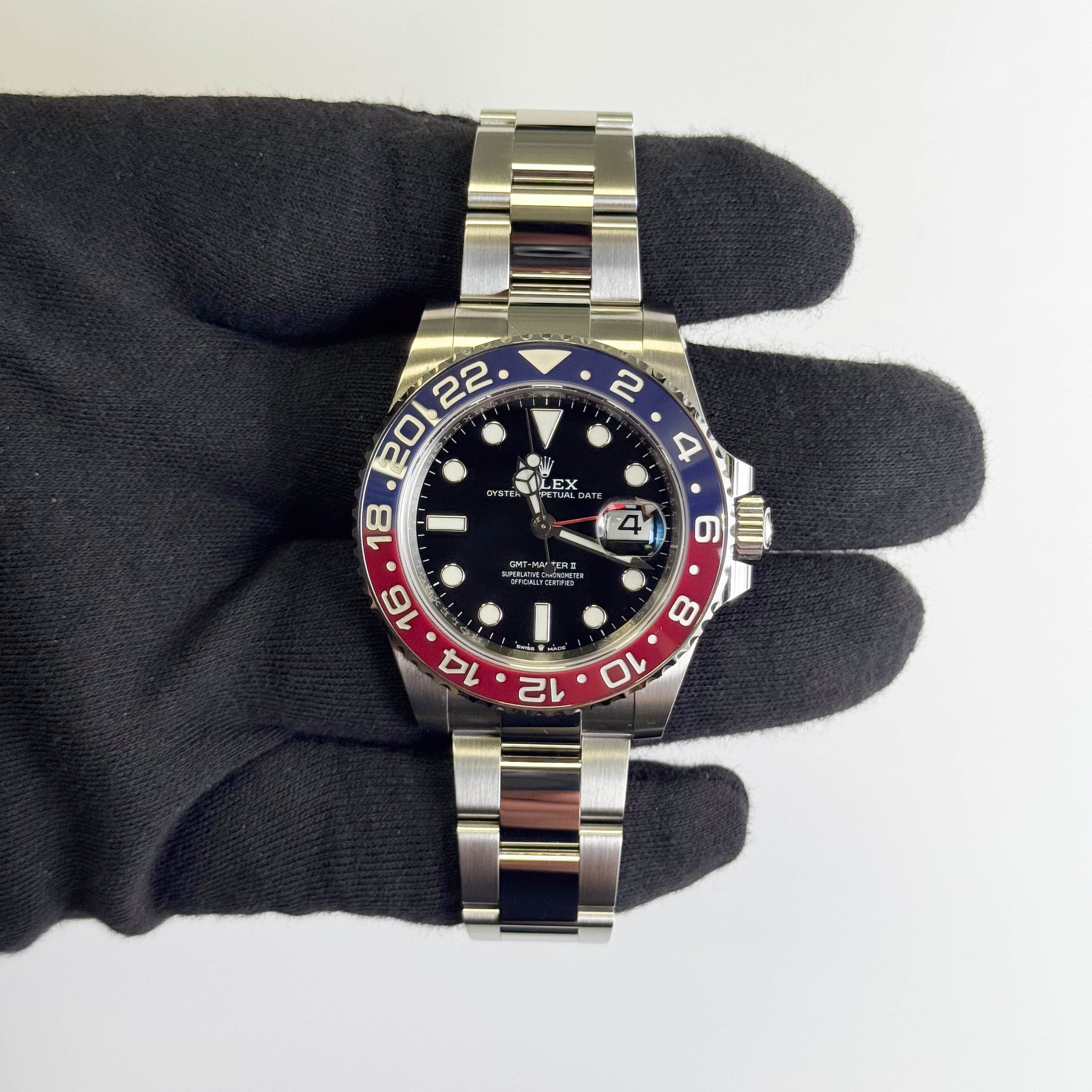 Rolex GMT Master II 40mm Black Dial Watch Ref# 126710BLRO