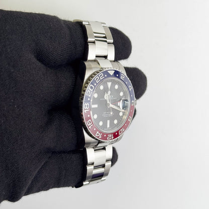 Rolex GMT Master II 40mm Black Dial Watch Ref# 126710BLRO