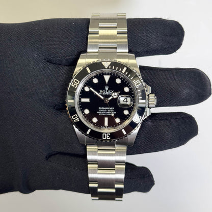 Rolex Submariner 41mm Black Dial Watch Ref# 126610LN - Happy Jewelers Fine Jewelry Lifetime Warranty