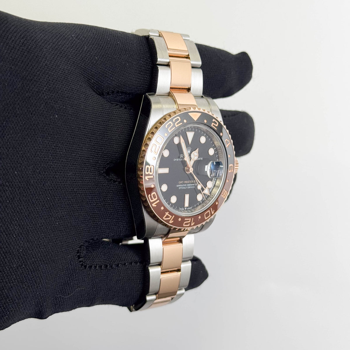 Rolex GMT Master II "Rootbeer" 40mm Black Dial Watch Ref# 126711CHNR