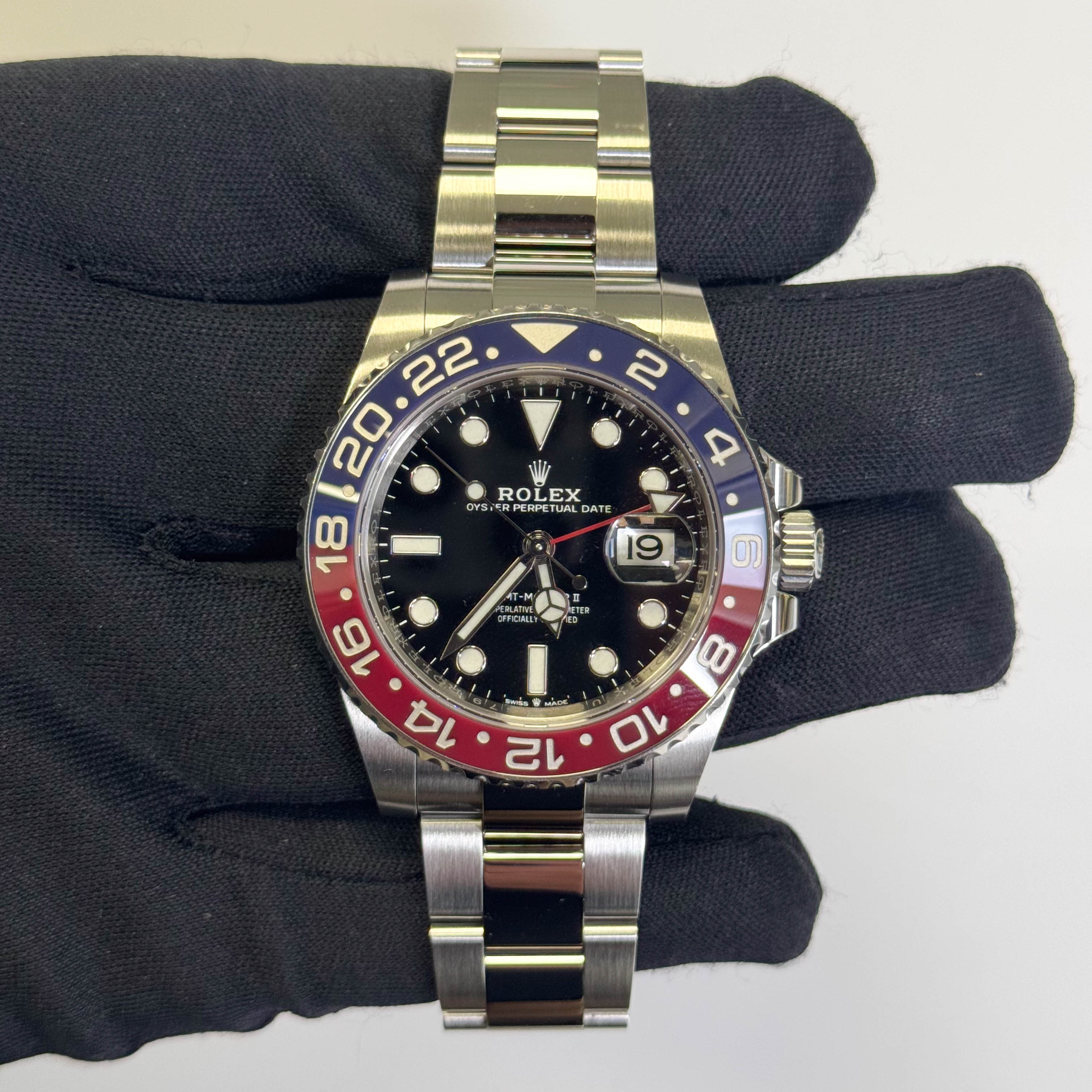 Rolex GMT-Master II 40mm Black Dial Watch Ref# 126710BLRO