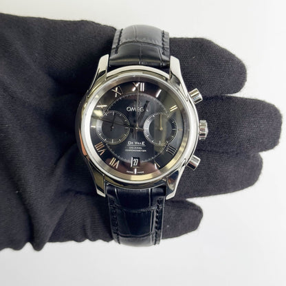 Omega De Ville 42mm Black Dial Watch  Ref# 431.13.42.51.01.001