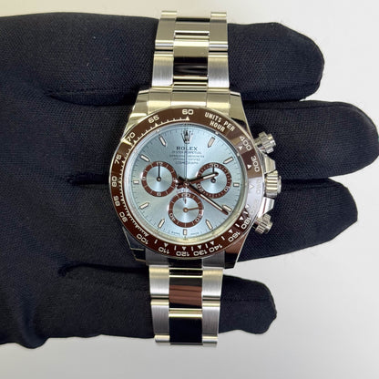 Rolex Daytona 40mm Ice Blue Dial Watch Ref# 126506 - Happy Jewelers Fine Jewelry Lifetime Warranty