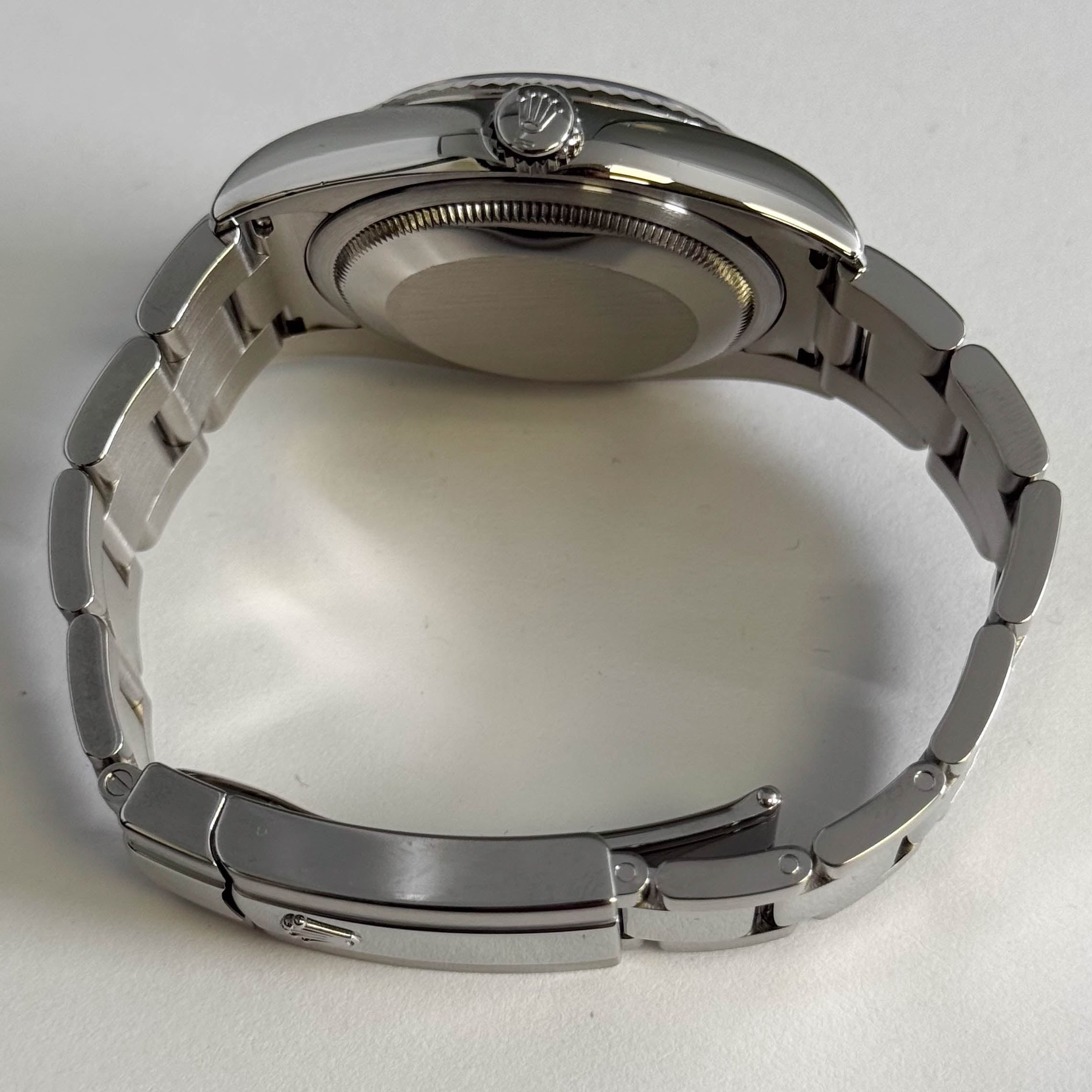 Rolex Datejust 36mm Black Roman Dial Watch Ref# 116234