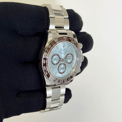 Rolex Daytona 40mm Ice Blue Dial Watch Ref# 126506 - Happy Jewelers Fine Jewelry Lifetime Warranty