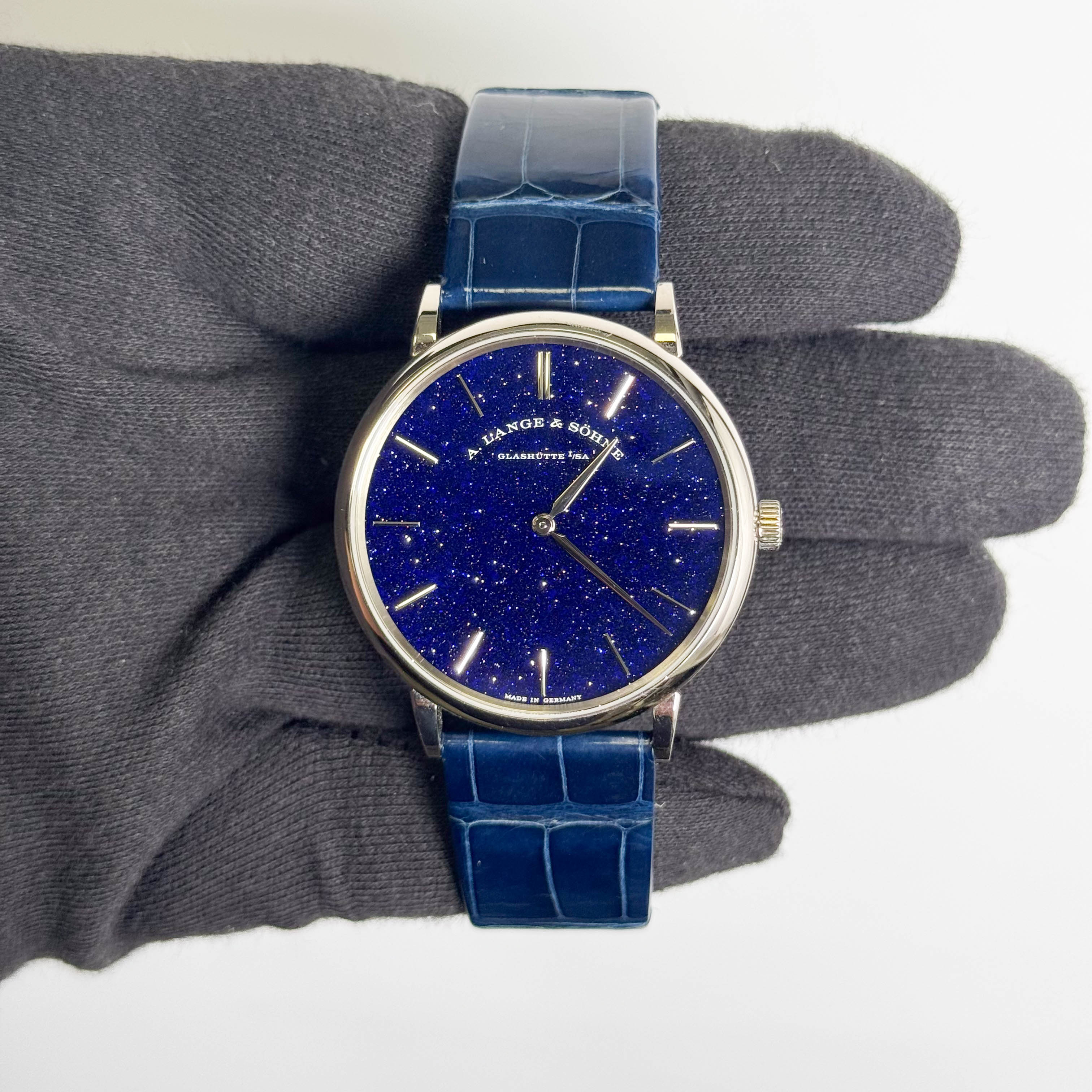 A. Lange & Söhne Saxonia 39mm Aventurine Dial Watch Ref