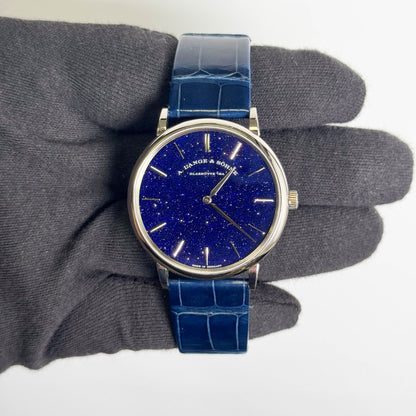 A. Lange & Söhne Saxonia 39mm Aventurine Dial Watch Ref# LSLS2053AX