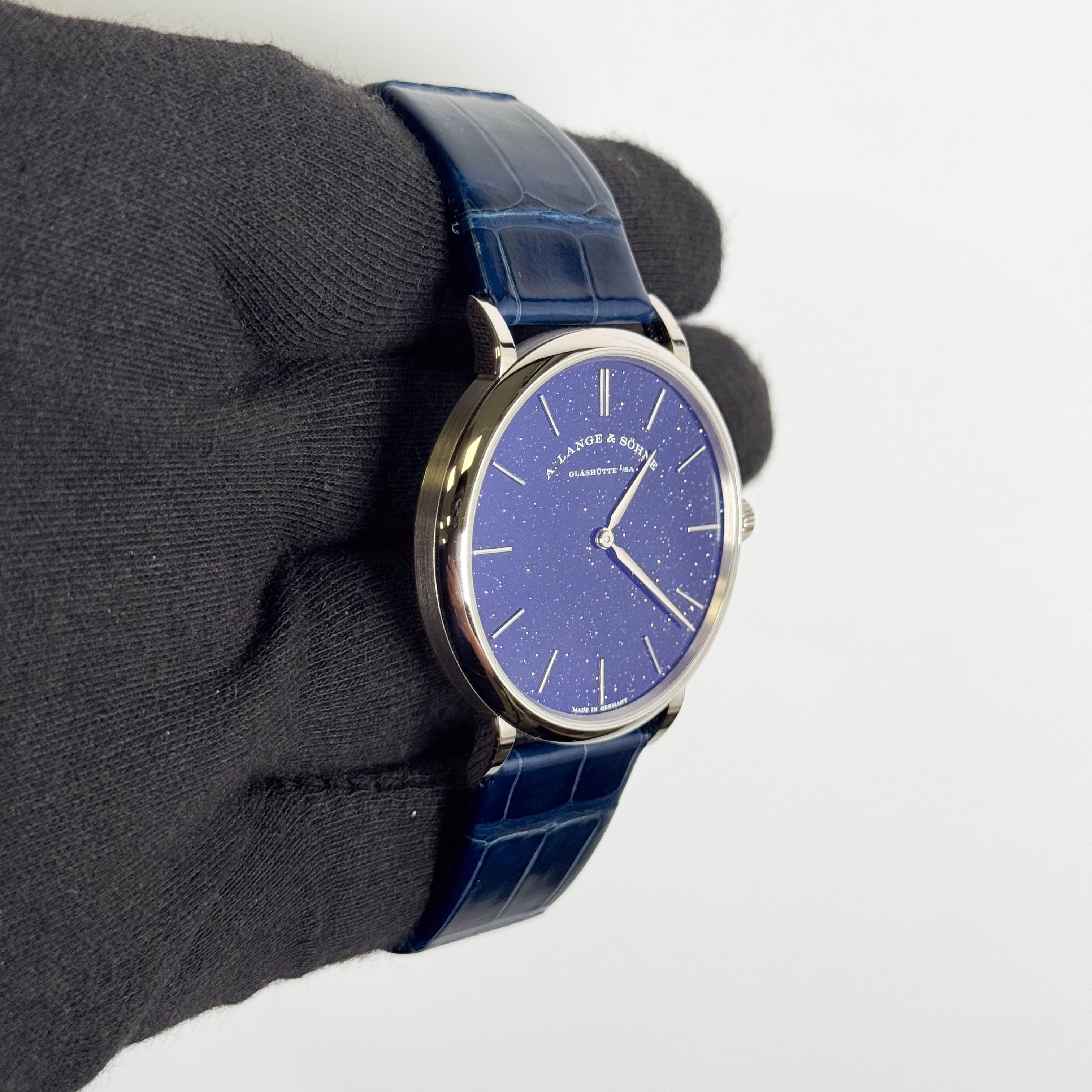 A. Lange & Söhne Saxonia 39mm Aventurine Dial Watch Ref