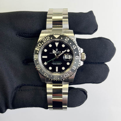 Rolex GMT-Master II "Bruce Wayne" 40mm Black Dial Watch Ref# 126710GRNR - Happy Jewelers Fine Jewelry Lifetime Warranty