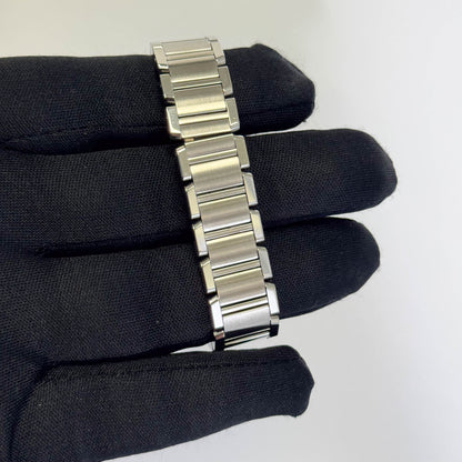 Cartier Tank Stainless Steel 20mm Ivory Dial Watch Ref# W51008Q3 - Happy Jewelers Fine Jewelry Lifetime Warranty