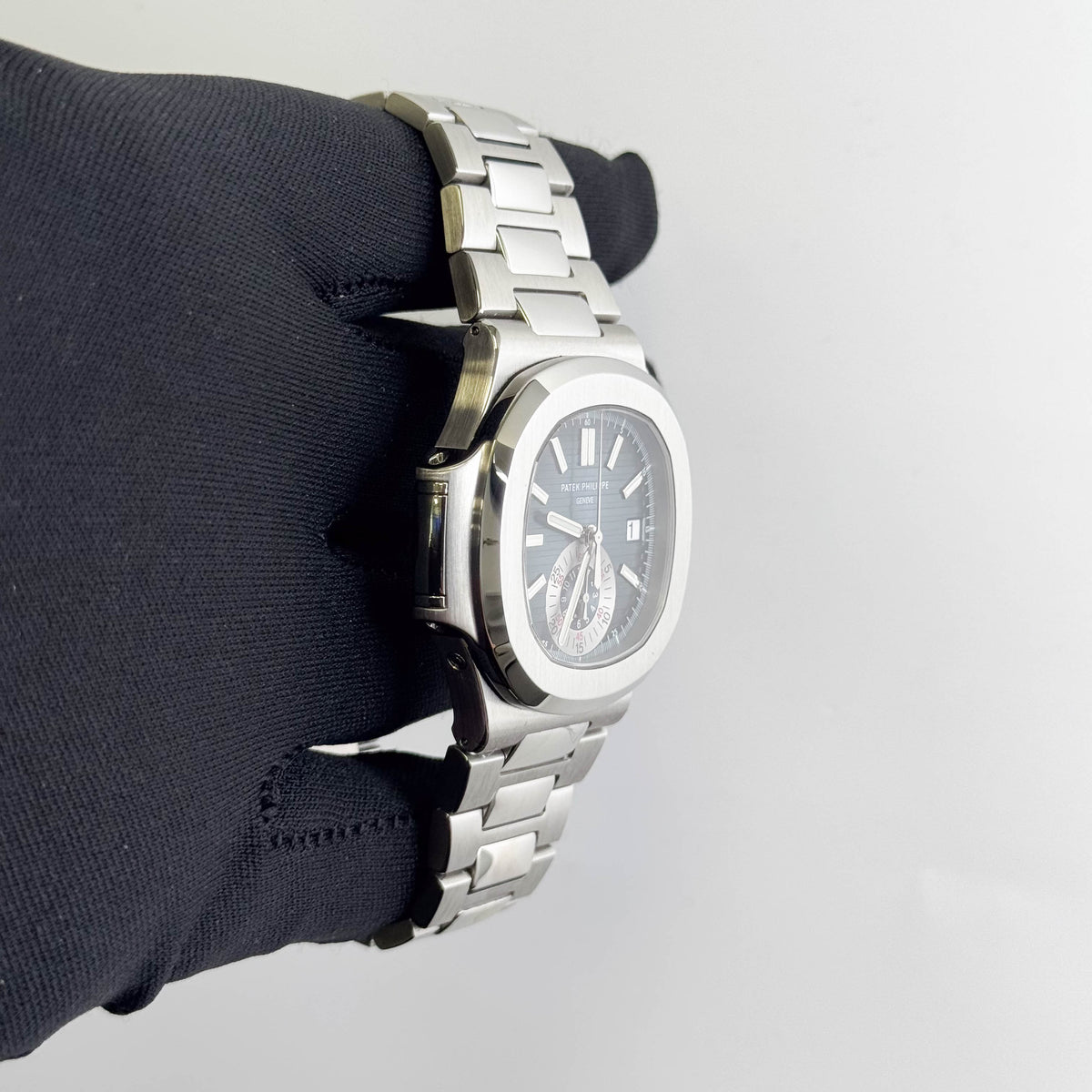 Patek Philippe Nautilus 40.5mm Blue Dial Watch Ref# 5980/1A-001