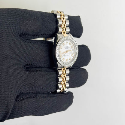 Rolex Datejust 26mm MOP Dial Watch Ref# 69173 - Happy Jewelers Fine Jewelry Lifetime Warranty