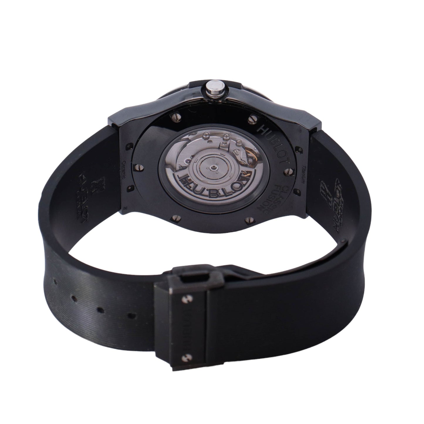 Hublot Classic Fusion 42mm Black Stick Dial Watch Reference# 542.CM.1771.LR - Happy Jewelers Fine Jewelry Lifetime Warranty