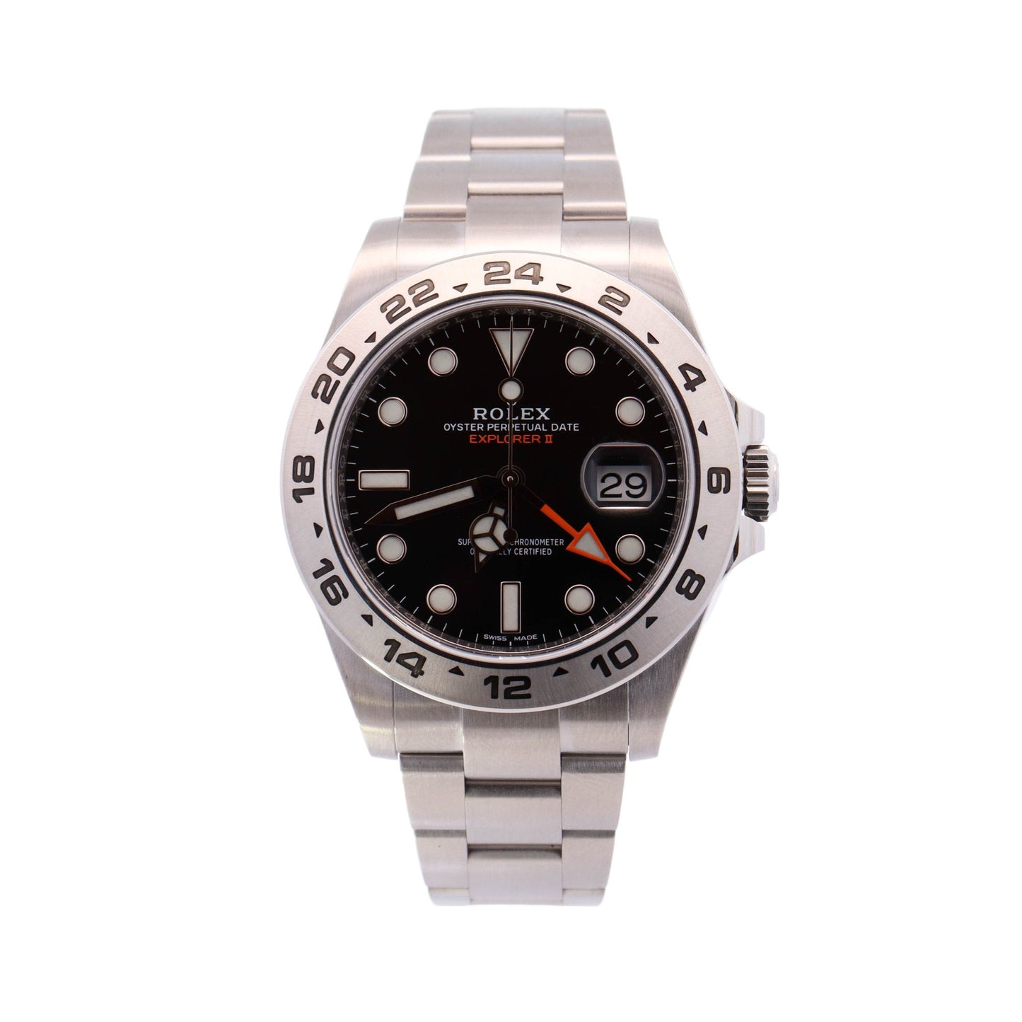 Rolex Explorer II Stainless Steel 42mm Black Dot Dial Watch Reference #: 216570