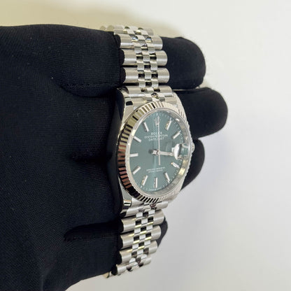 Rolex Datejust 36mm Mint Green Dial Watch Ref# 126234 - Happy Jewelers Fine Jewelry Lifetime Warranty