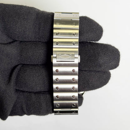 Cartier Santos 40mm Blue Dial Watch Ref# WSSA0030