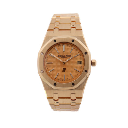 Audemars Piguet Royal Oak Jumbo "Bruno Mars 24K Magic World Tour" Yellow Gold 39mm Yellow Stick Dial Watch Reference# 15202BA - Happy Jewelers Fine Jewelry Lifetime Warranty