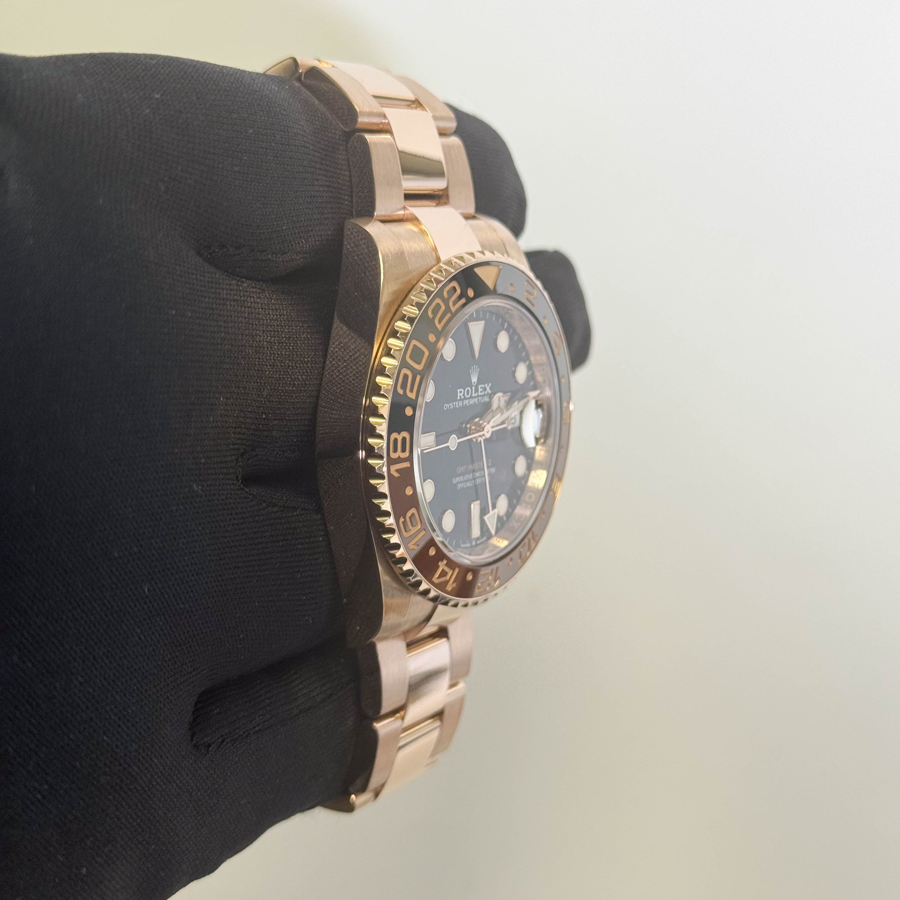 Rolex GMT-Master II "Rootbeer" 40mm Black Dot Dial Watch Ref# 126715CHNR - Happy Jewelers Fine Jewelry Lifetime Warranty