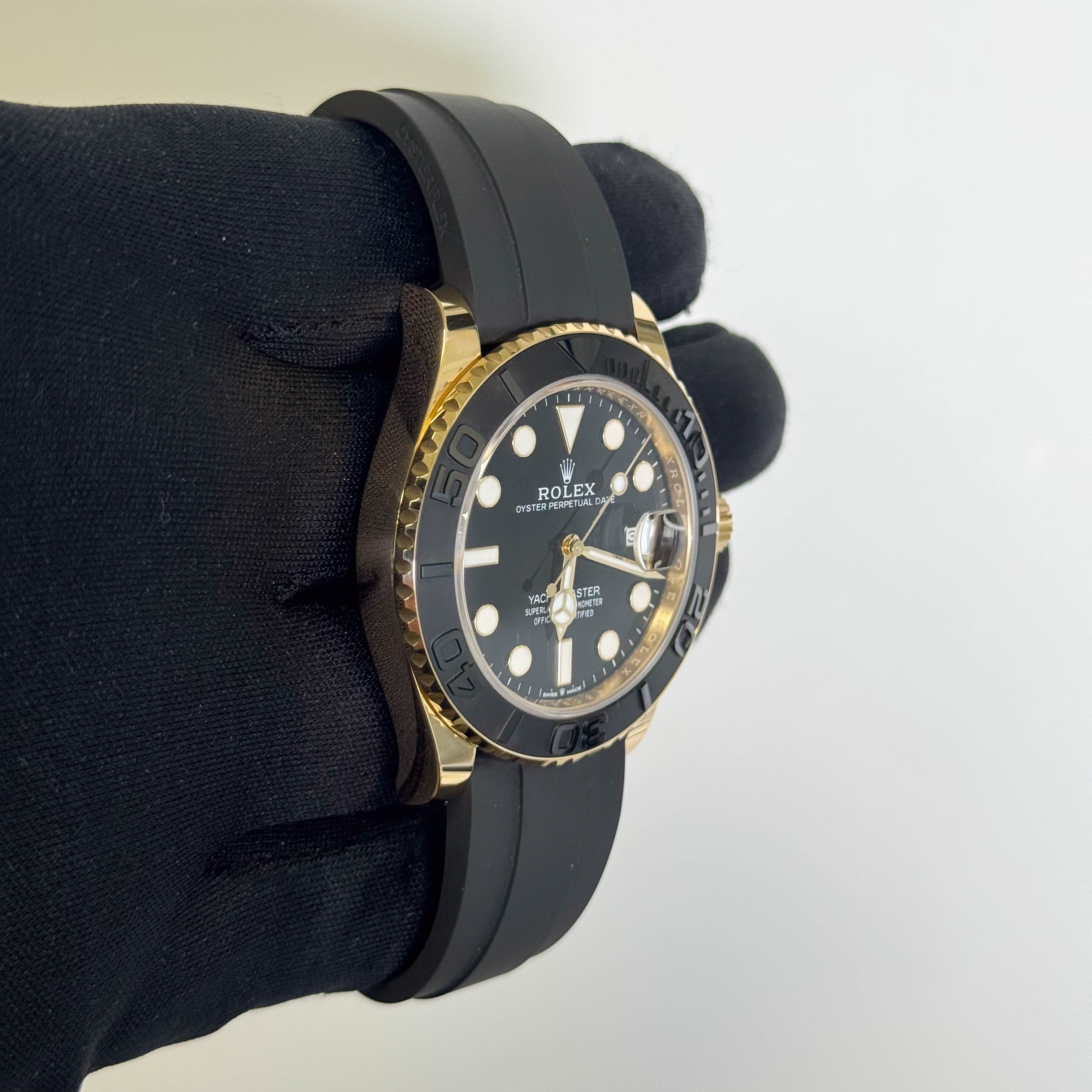 Rolex Yacht-Master 42mm Black Dial Watch Ref# 226658 - Happy Jewelers Fine Jewelry Lifetime Warranty
