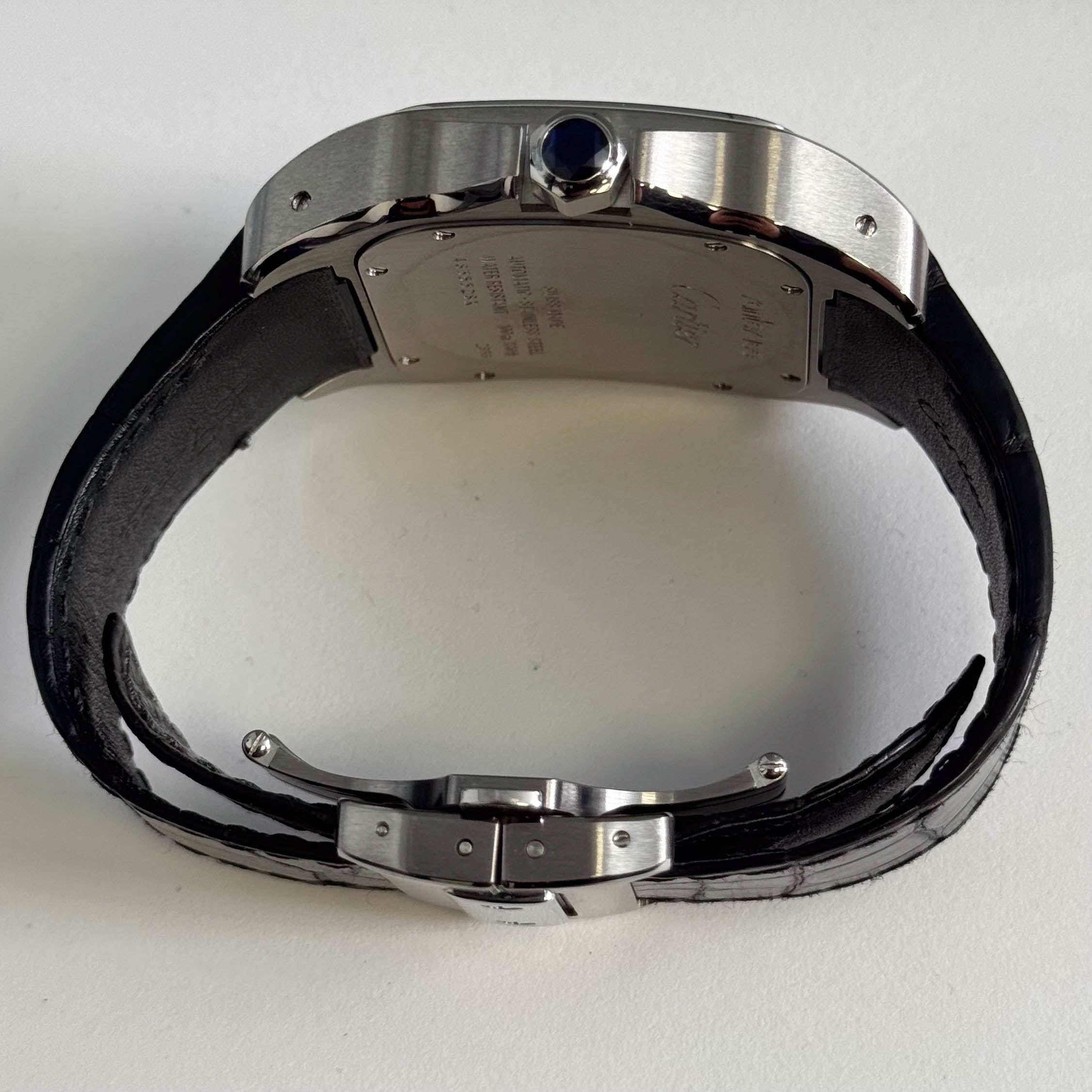 Cartier Santos 100 XL 41mm White Dial Watch Ref# 2656