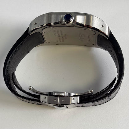 Cartier Santos 100 XL 41mm White Dial Watch Ref# 2656