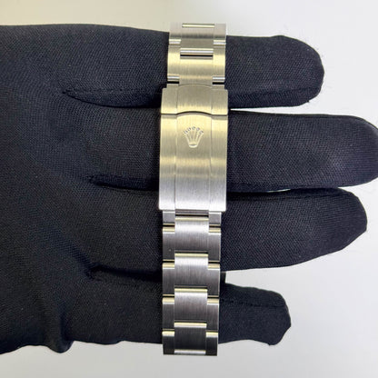 Rolex Oyster Perpetual 41mm Green Dial Watch Ref# 124300 - Happy Jewelers Fine Jewelry Lifetime Warranty
