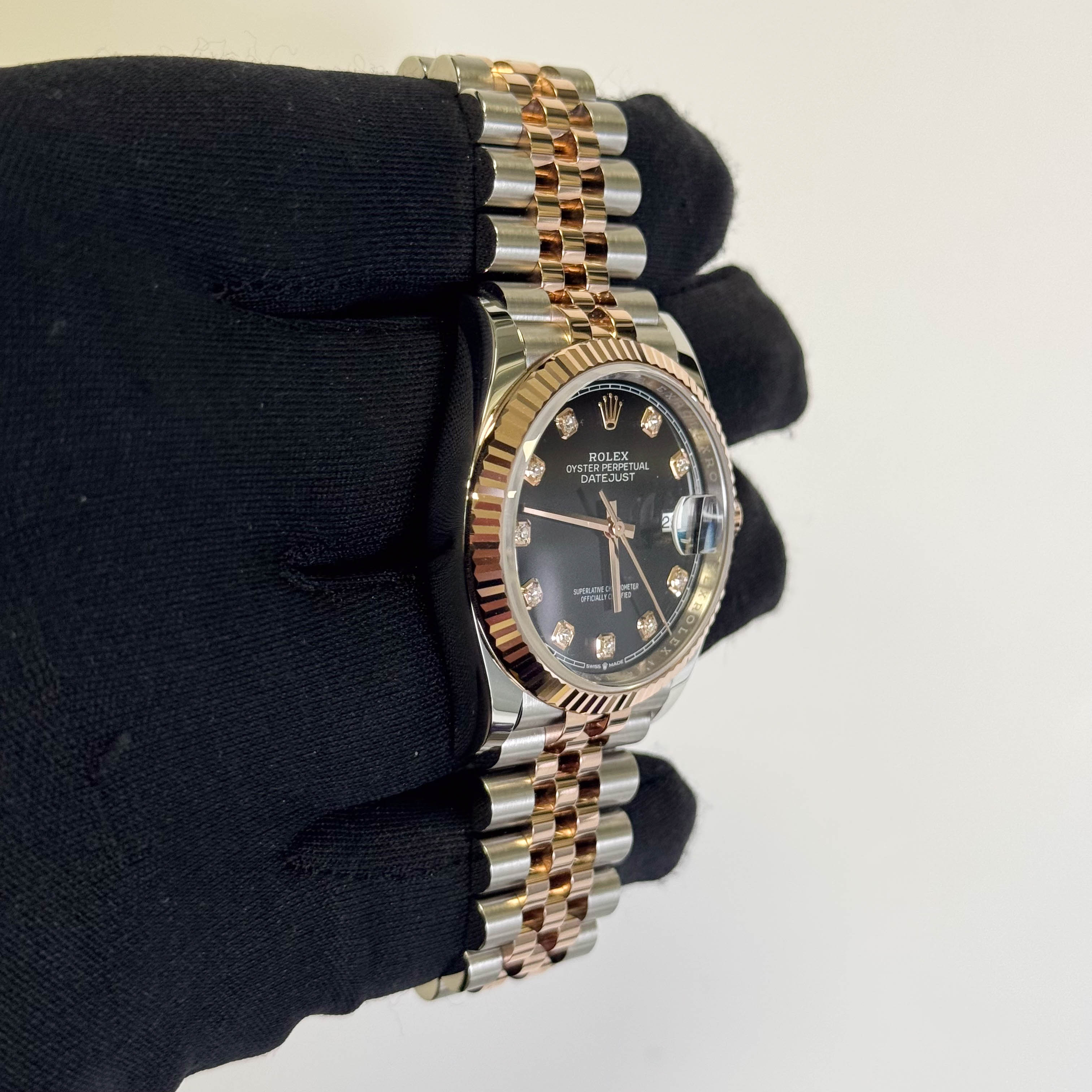 Rolex Datejust 36mm Black Dial Watch Ref# 126231