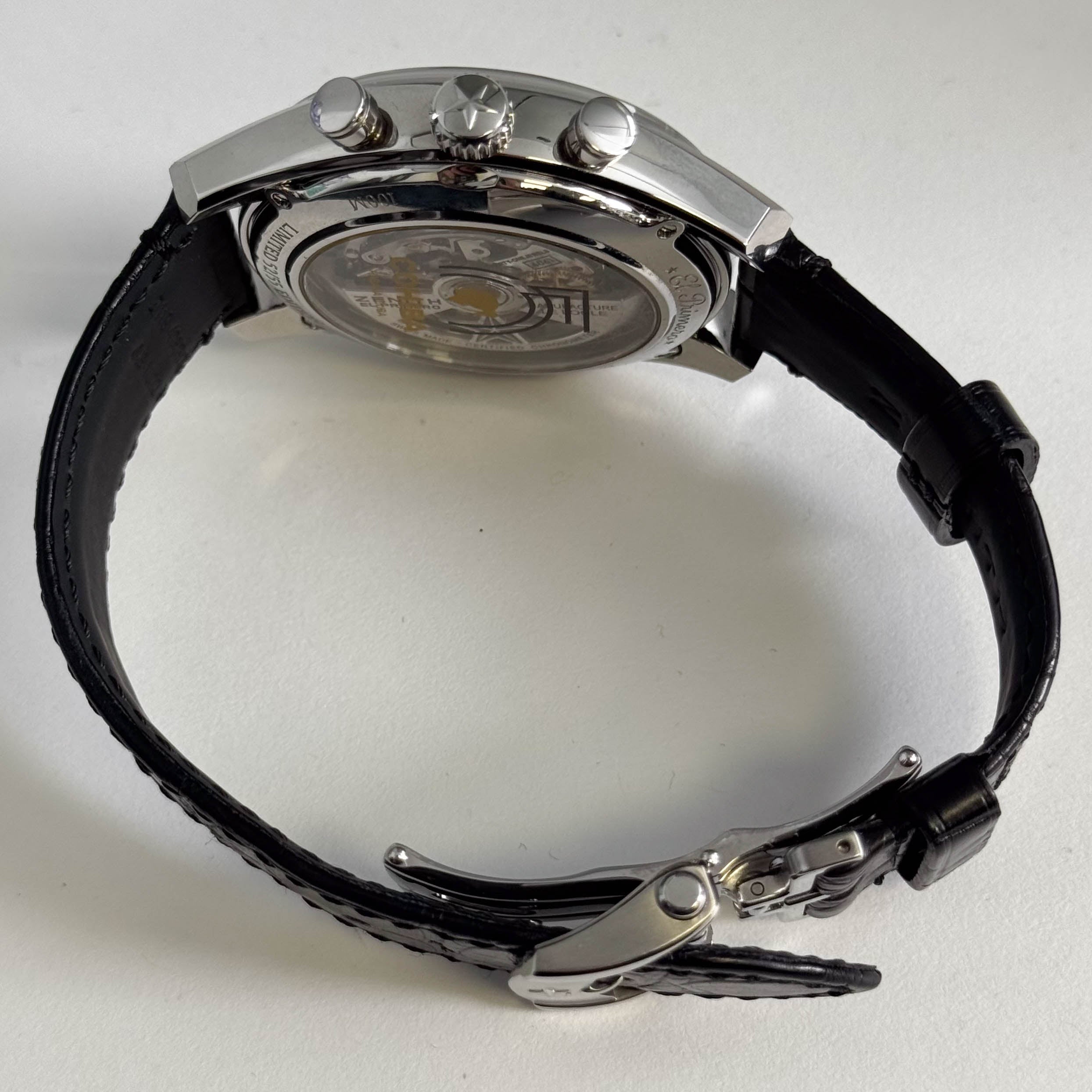 Zenith El Primero 42mm Black/Yellow Dial Watch Ref# 03.2041.4061