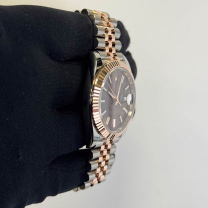 Rolex Datejust 41mm Chocolate Dial Watch Ref# 126331 - Happy Jewelers Fine Jewelry Lifetime Warranty