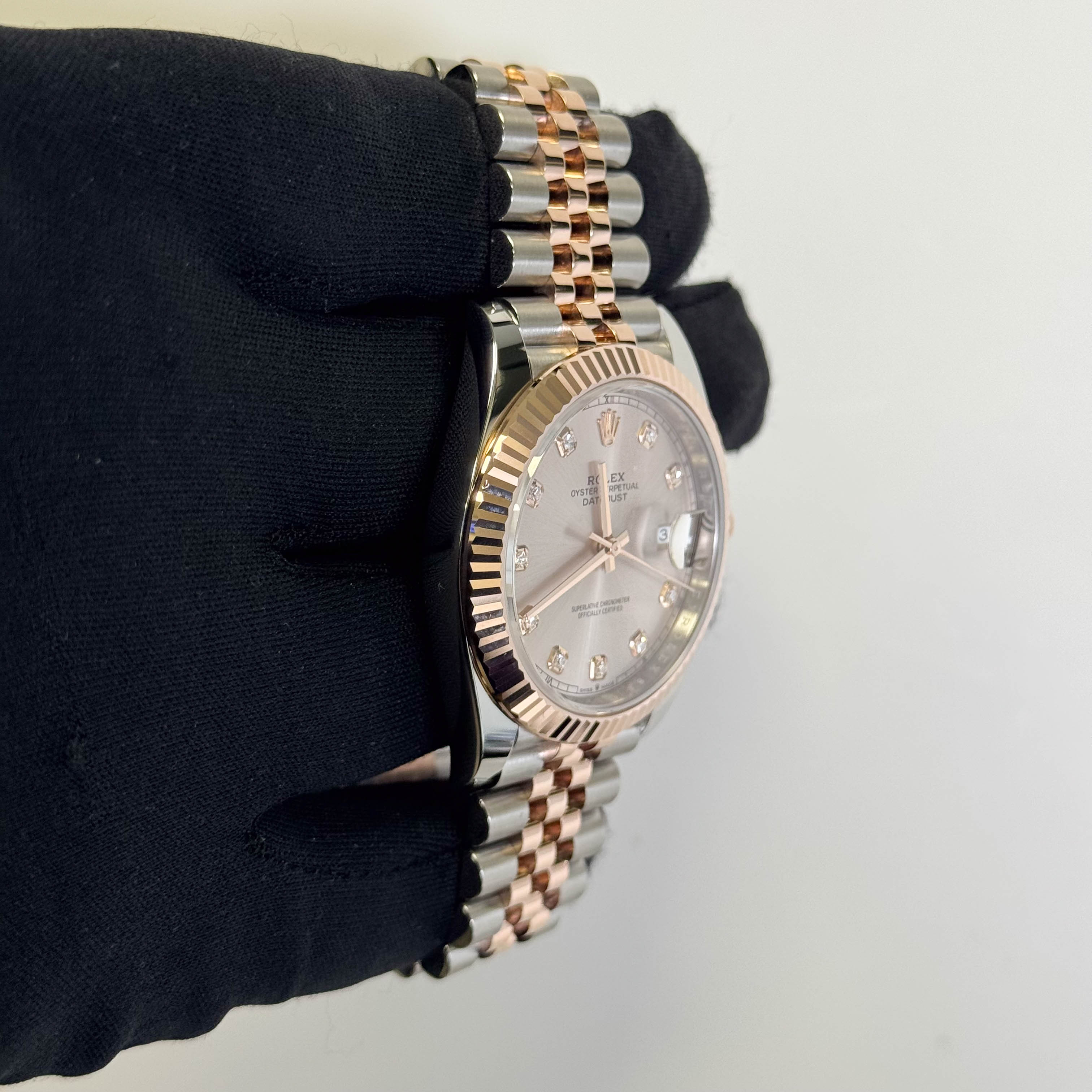 Rolex Datejust 41mm Pink Dial Watch Ref# 126331