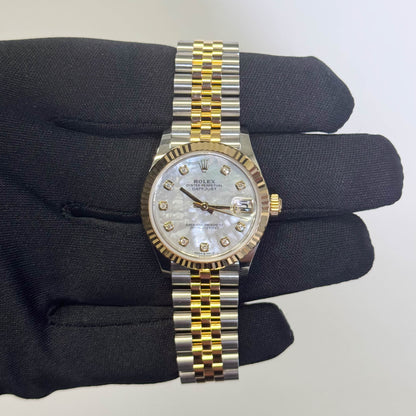 Rolex Datejust 31mm MOP Dial Watch Ref# 278273 - Happy Jewelers Fine Jewelry Lifetime Warranty