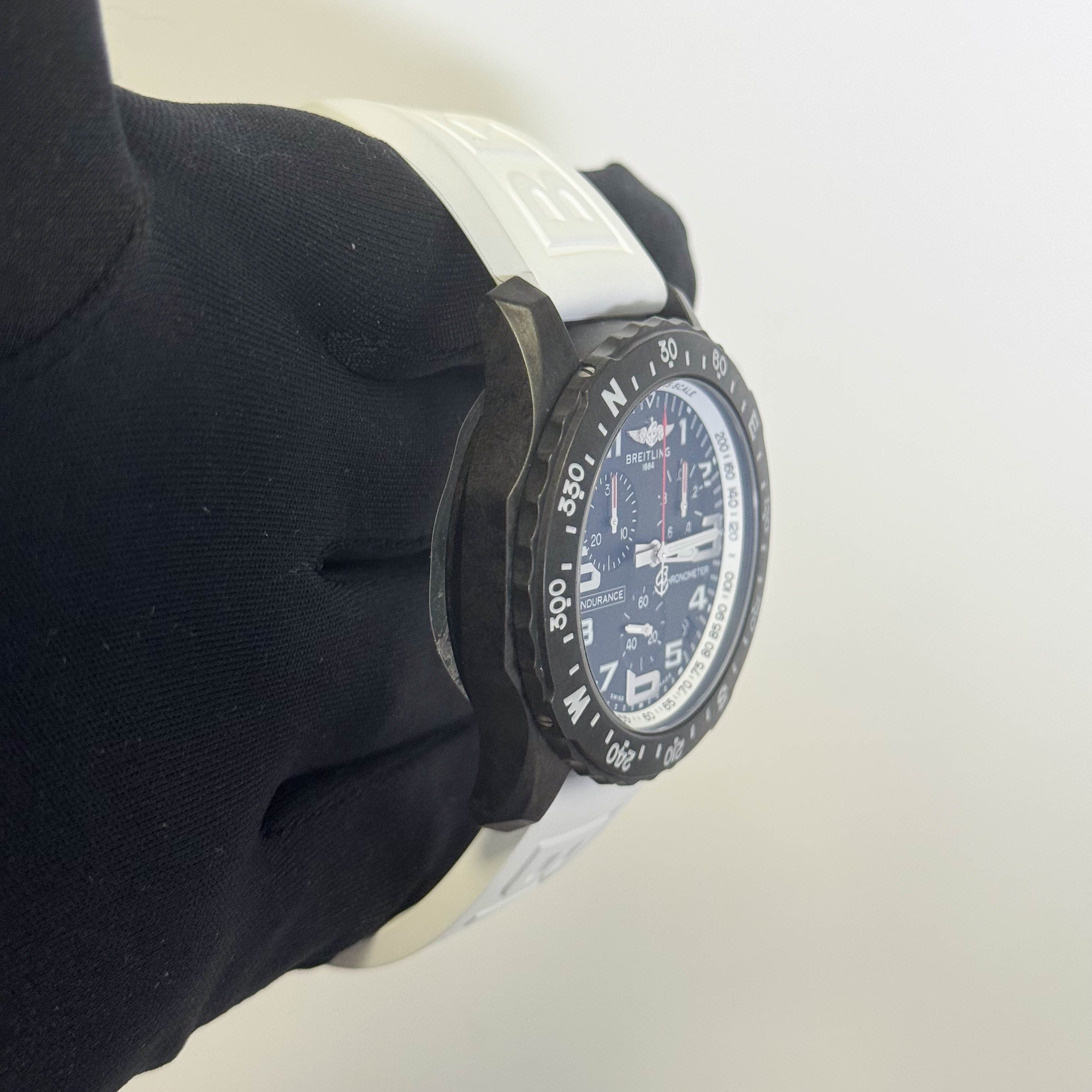 Breitling Endurance Pro 44mm Black Chronograph Dial Watch Ref# X82310A71B1S1