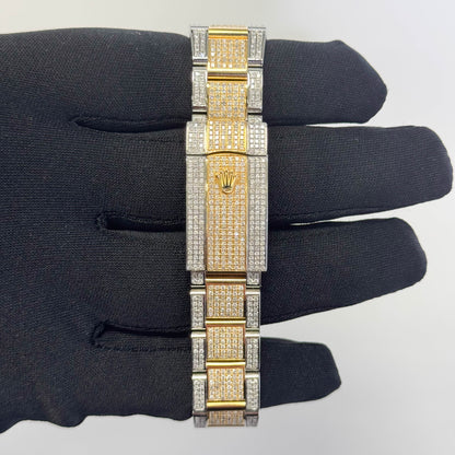 Rolex Datejust 41mm Custom Iced Out Dial Watch Ref# 126333