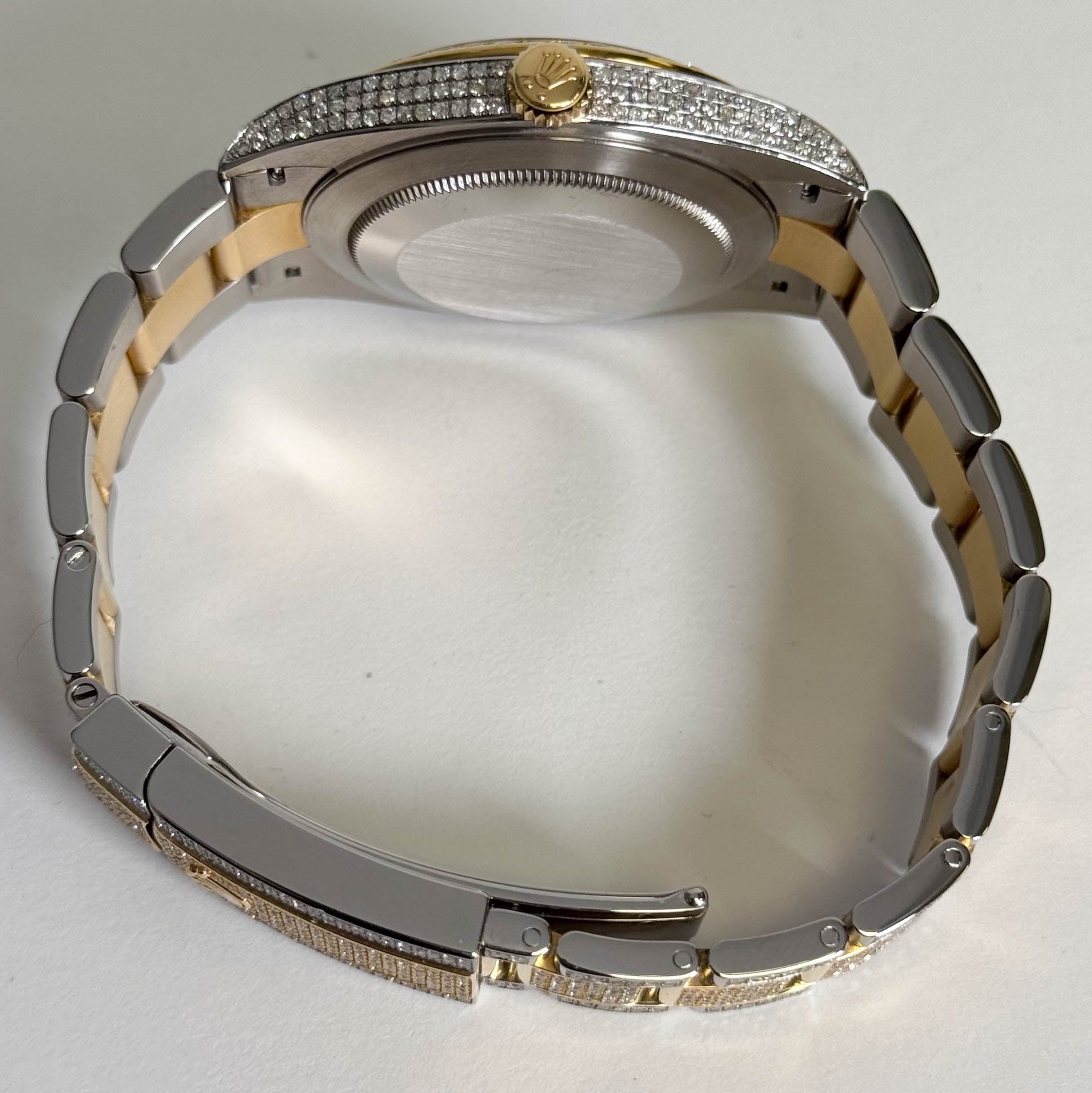 Rolex Datejust 41mm Custom Iced Out Dial Watch Ref# 126333