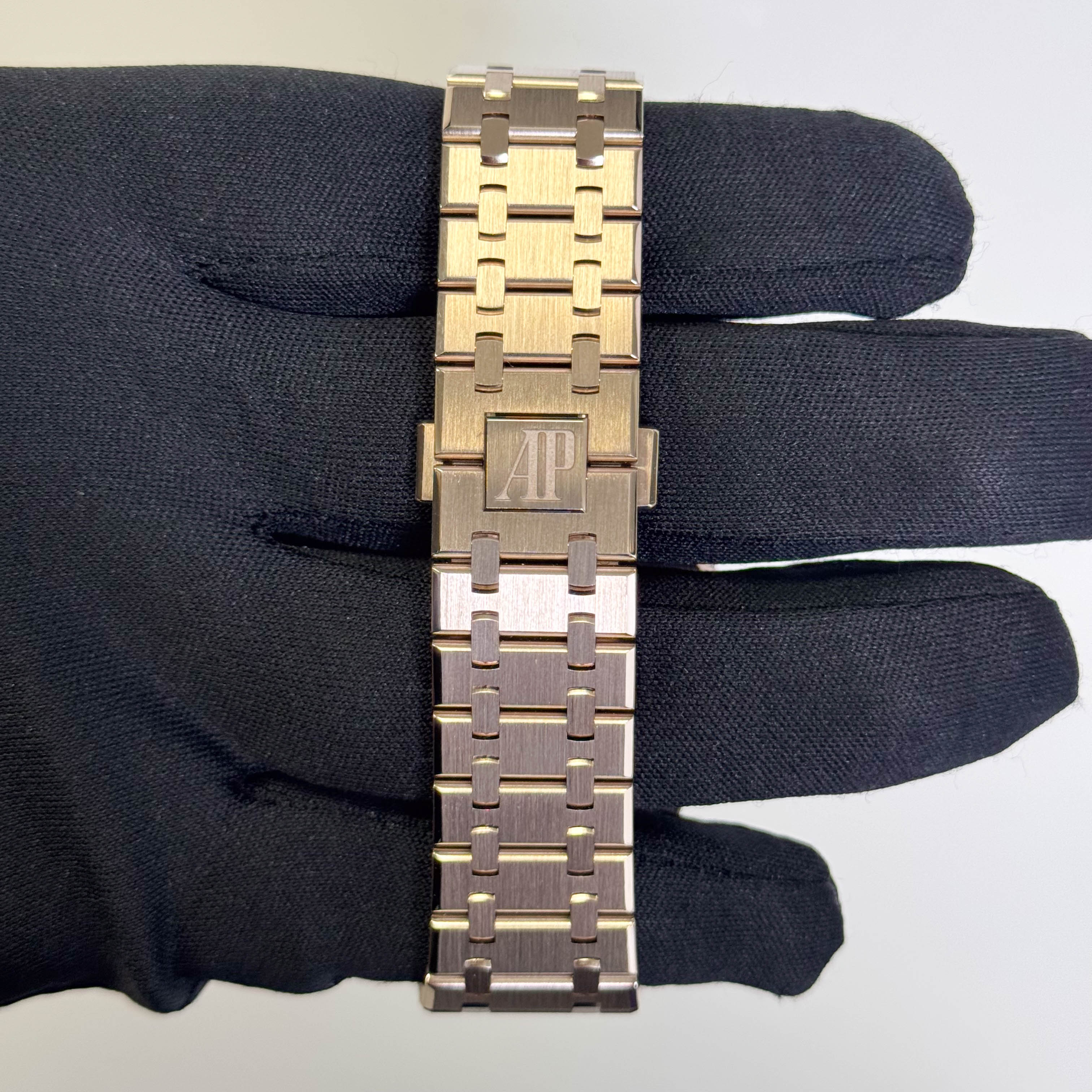 Audemars Piguet Royal Oak Perpetual Calendar 41mm Sand Gold Dial Watch Ref# 26674SG.OO.1320SG.01 - Happy Jewelers Fine Jewelry Lifetime Warranty